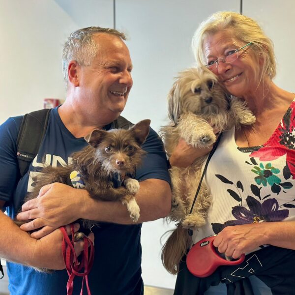 Flugpaten Kay&Andrea (mit eigenem Hund)